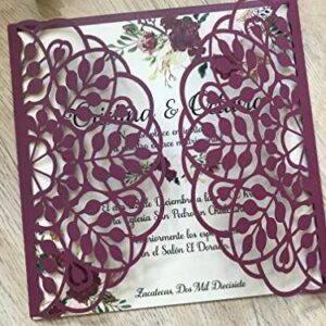 laser cut invitation